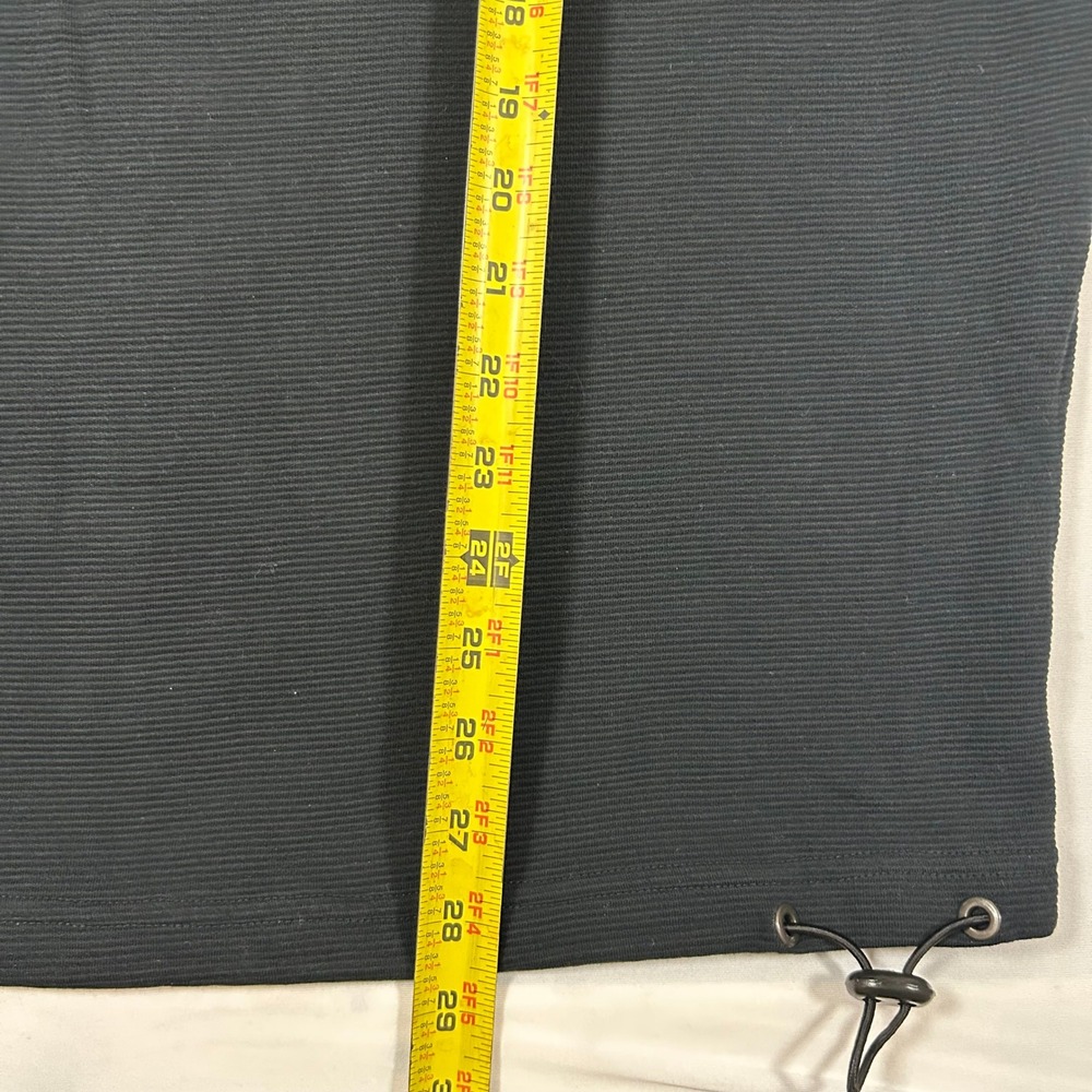 Carbon2Cobalt Sweatshirt Mens XL Black 1/4 Ribbed Cotton Mock Neck Pullover - Picture 8 of 8